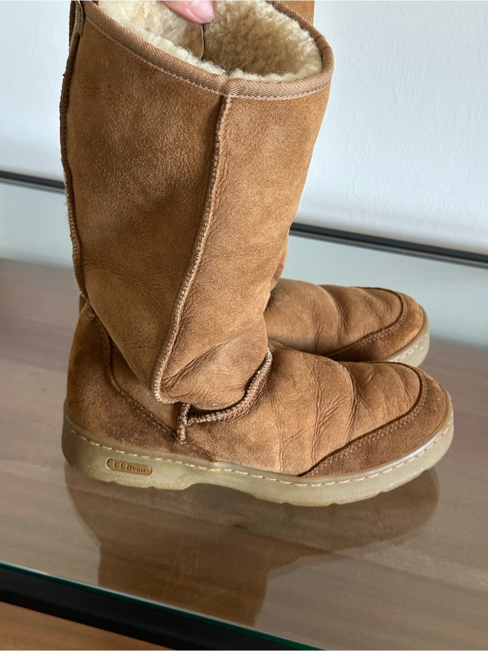 L.L.Bean Wicked Good Lodge Pull On Boots Size 8 Medium - Picture 2 of 8